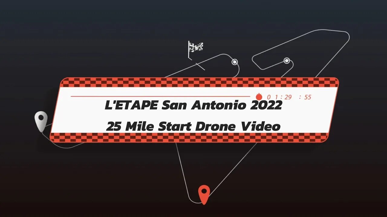 2022 L'ETAPE San Antonio 25 Mile Start Exclusive Drone View 