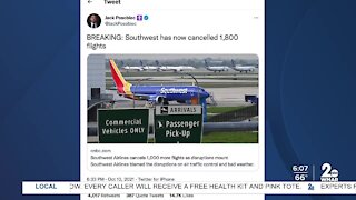 Southwest Airlines travel chaos continues
