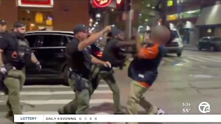 Detroit Police reviewing video that shows officer punch man in Greektown
