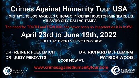 Crimes Against Humanity Tour 🇺🇸 with Reiner Fuellmich!