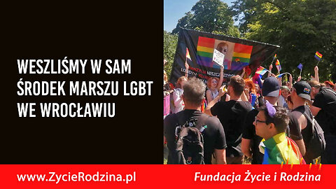 Weszliśmy w sam środek marszu LGBT we Wrocławiu