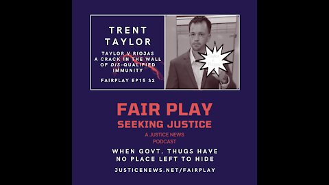 Trent Taylor | FairPlay EP15 S2 | Dis-Qualified Immunity.