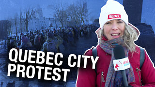 'Enough is enough': Quebec sees one of its largest protests against the lockdown measures