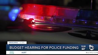 Budget hearing for San Diego Police funding