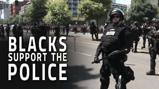 BLACK SUPPORT THE POLICE