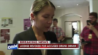Kuntz's license suspended following DWI charge