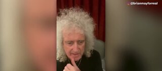 Queen guitarist Brian May suffers a heart attack