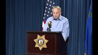 Sheriff Lombardo offers update after officer shot during 5th night of protests in Las Vegas