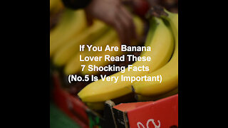 If You Are Banana Lover Read These 7 Facts (No.5 Is Very Important)