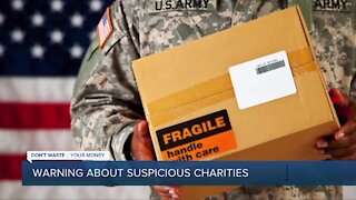 Dont Waste Your Money: Warning about suspicious charities
