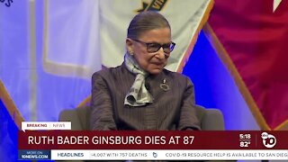 San Diego law professor reflects on death of Ruth Bader Ginsberg