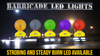 Barricade LED Lights to Replace Old Reflective Barricade Markers