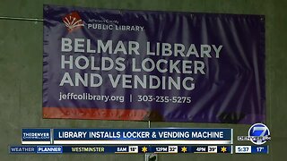 Library installs locker & vending machine