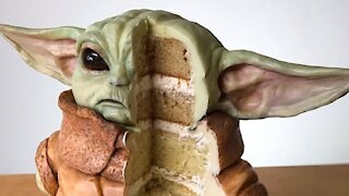 How to make a totally realistic "Baby Yoda" cake