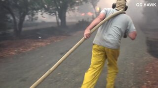 California governor provides update on wildfires