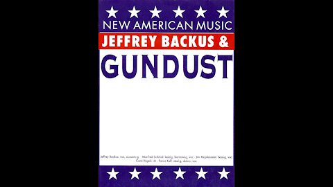 Jeffrey Backus & Gundust in 1995 - A.H.B.A. or American Honky Ton Bar Association (Cover)
