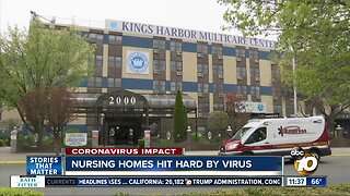 Nursing homes hit hard by virus