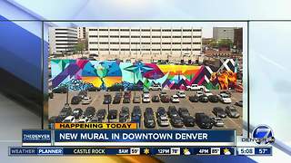 New mural in downtown Denver