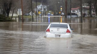 Parts Of Kentucky Face Flooding After Heavy Rainfall
