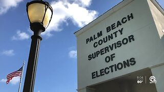People voting at the Palm Beach County Supervisor of Elections office