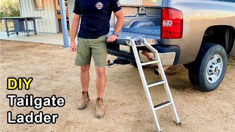 DIY Tailgate Ladder - How to Make ( Plus a Welding Gear Giveaway! )
