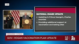 Governor Larry Hogan provides a vaccination plan update