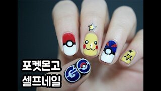 Pokemon Go Nail Art - Nail Tips