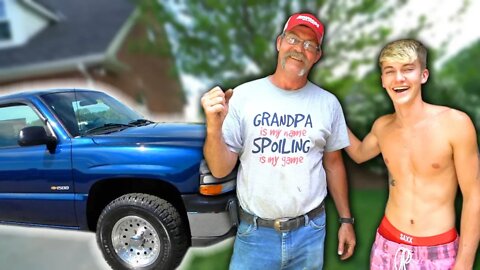 SURPRISING MY GRANDPA WITH A NEW TRUCK!