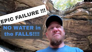 Epic Failure searching for this hidden waterfall. Tea Kettle Falls Eureka Spring, Arkansas