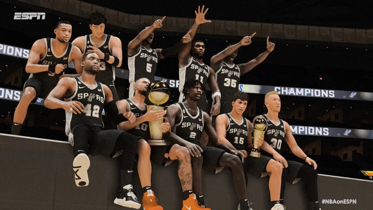 NBA 2K23 | Winning The 2022-2023 NBA Title With The San Antonio Spurs