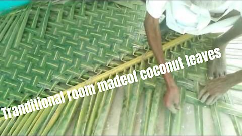 The biggest Traditional conference room made of coconut leaves.