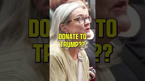 Asking New Yorkers to Donate to Trump’s Legal Fund #shorts