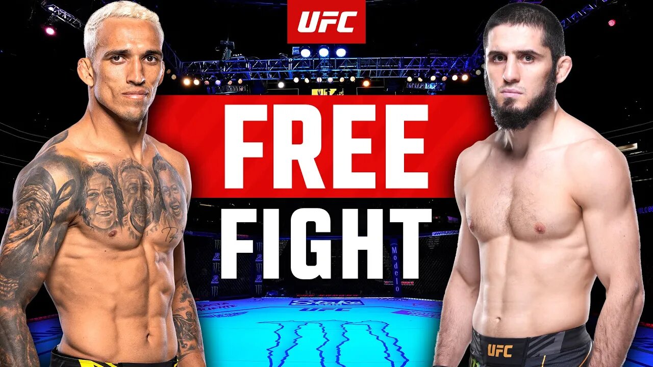 Charles Oliveira vs Islam Makhachev FREE FIGHT UFC 294