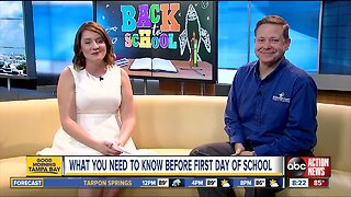 What you need to know before first day of school