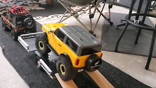 Testing of The Traxxas off-road Car Hauler
