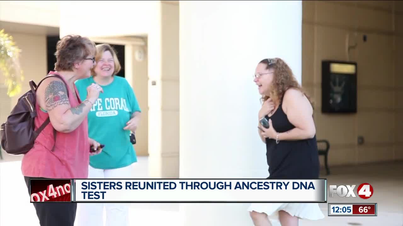 Adopted woman is reunited with her sisters after fifty plus years