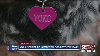 Okla. Soldier Reunited with Dog