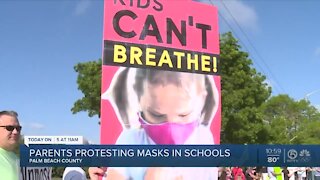 Parents protest Palm Beach County's school mask requirements