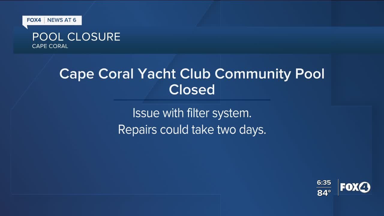 cape coral yacht club closed