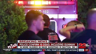 Police confirm 10 dead and 16 injured in Dayton Ohio mass shooting