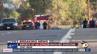 Police investigate officer-involved shooting in Otay Mesa