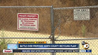 Residents voice concern over North San Diego County recycling center project