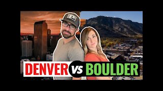 MAJOR Contrast Between Living in Denver VS Boulder Colorado!