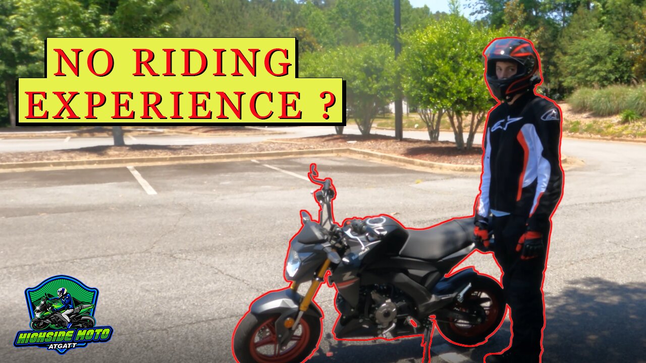 How to start riding a motorcycle for the first time with no experience.