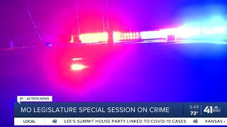 MO Legislature special session on crime