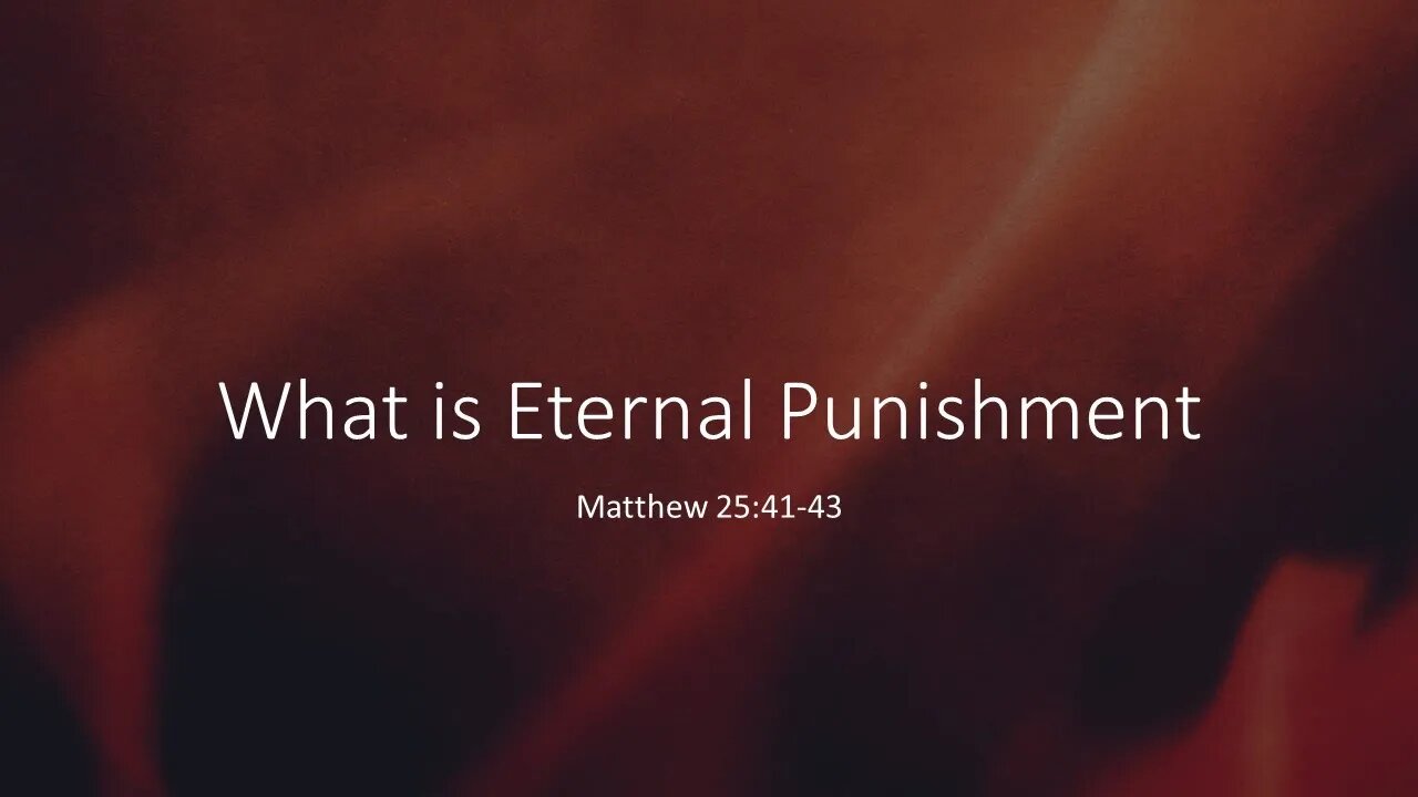 what-is-eternal-punishment