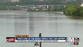 Potential hazards in the Missouri River