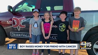 Valley boy raises money for friend with cancer