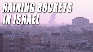 Hundreds of Rockets Fired on Israel