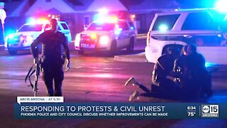 Closer look at how Phoenix police handled protests